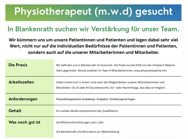 Stellenbeschreibung 1